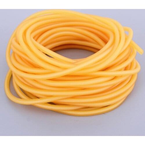 1m Natural Latex Rubber Tube Elastic Slingshots Catapults Tube Band For Camping Shooting Slingshot Catapult Accessories