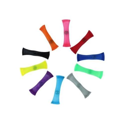 100pcs/lot Sensory Toys Braided Mesh and Marbles Ball Stress Relief Hand Fidget Toy Autism ADHD Anxiety Therapy EDC Gift for Kid