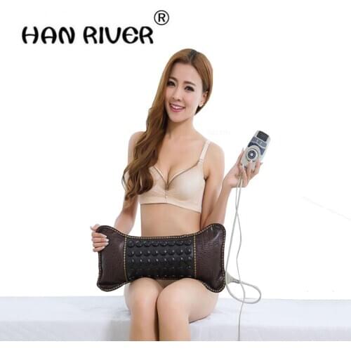 220 v neck massage pillow neck jade ms tomalin heating u-shaped neck support tools