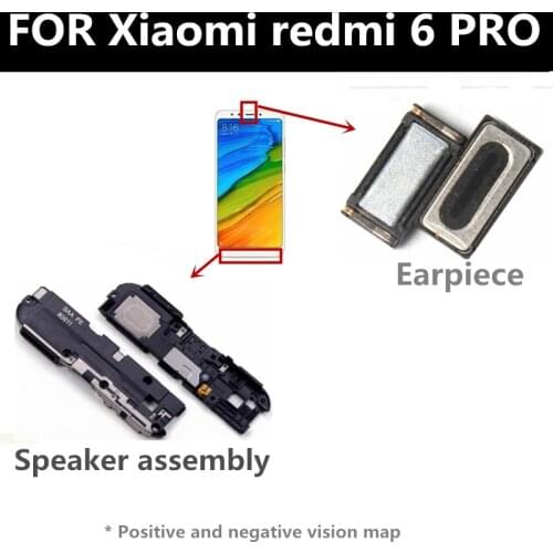 FOR Xiaomi redmi 6 PRO 6PRO Loudspeaker composition Front Earpiece Ear piece Speaker earpiece FOR phone Replacement Parts