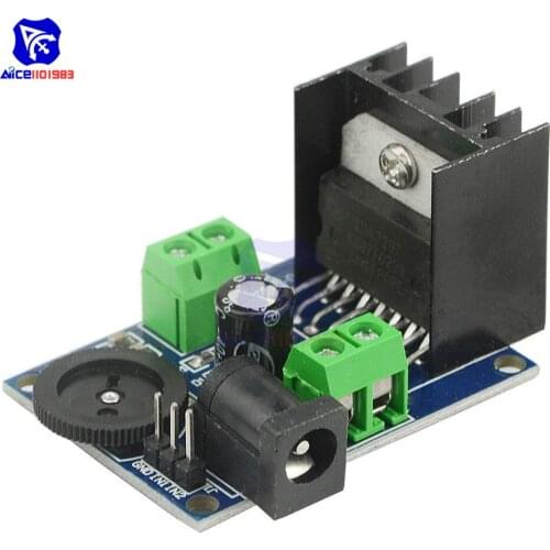 Diymore TDA7297 Dual Channel Digital Audio Power Amplifier Board Speakers Audio Amplifier Module DC Power Plug Adapter Connector