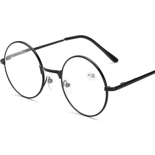 Kaleidoscope Glasses Vintage Round Metal Spring Legs Reading Glasses Retro Men Women Mirror Eyeglasse Metal Frame Red Eyewears