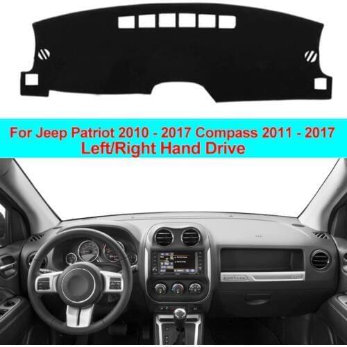 Car Dashboard Cover Dash Mat For Jeep Patriot 2010 - 2011 2012 2013 - 2017 Compass 2011 - 2014 2015 2016 2017 Dashmat Sun Shade