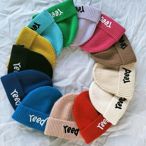 New Casual Beanies For Men Women Knitted Winter Hat Woolen Warm Ski Hats SkullCap Fashion Solid Hip-hop Beanie Hat Unisex Caps