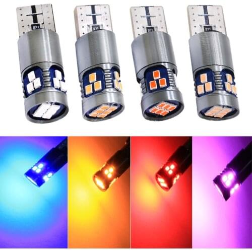 T10 W5W 168 192 Led Tail Light 18smd 12V for Car Led Auto Lamp CANBUS NO Error Car Marker Parking Bulb