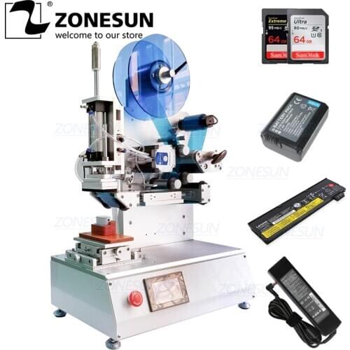 ZONESUN XL-T807 High Precision Labeling Machine Electronic Components Self-adhesive Label Transparent Label