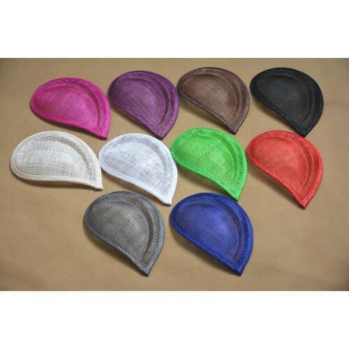 1pcs 6.7" x 4.5" Teardrop Sinamay Hat Fascinator Base Millinery Craft Material B064