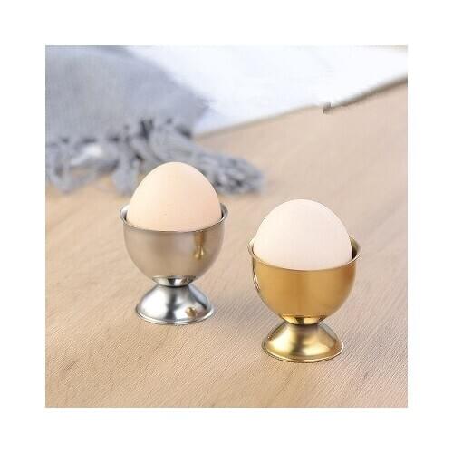 10Pc Stainless Steel Soft Boiled Egg Cups Holder Tabletop Cup Kitchen Tools Sets Breakfast steam rack mold for frying eggs poach