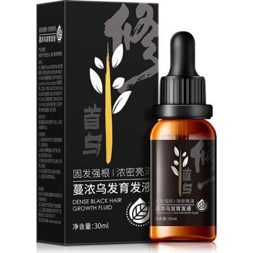 2021 30ml Polygonum Multiflorum Nourishing Hair Lotion Anti Dropping Nourishing Hair Roots Suitable for Men and Women