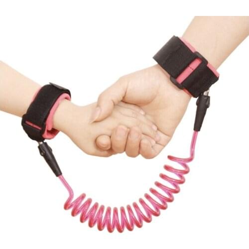 50Pcs/Set Toddler Baby Kids Safety Harness Child Leash 360 Degrees Rotating Anti Lost Wrist Link Traction Rope Bracelet
