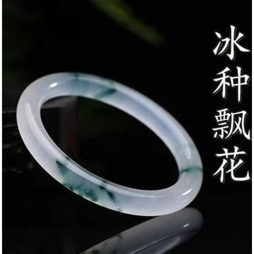 Genuine Natural Jadeite Bracelet Women Burma Jade Bangle Fashion Charm Jewellery Woman Ice Jades Stone Jewelry Amulet Gifts
