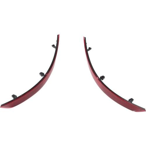 For VW Sharan Alhambra 2011-2016 Pair Rear Bumper Lower Red Reflector Light Lamp Cover 7N0945105B 7N0945106B