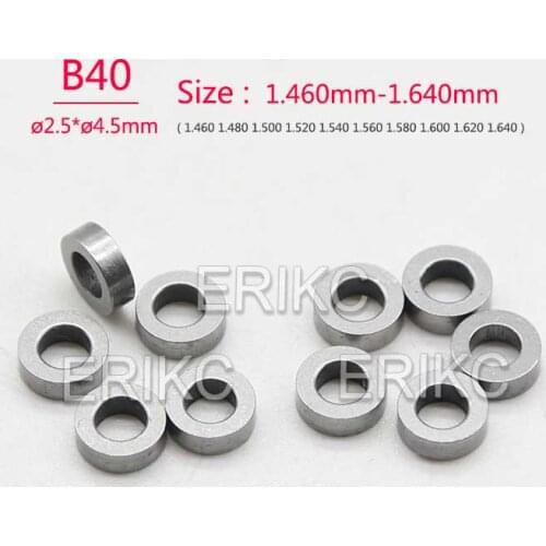 ERIKC B40 Fuel Injector Adjusting Shims, VALVE Calibrator Gasket Size: 1.46mm-1.64mm ( 50 Pieces / Box )