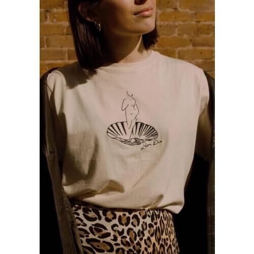 Shell T-Shirt graphic slogan outfit Summer Casual grunge tumblr vintage camisetas cotton art aesthetic Fashion Clothes Tee Top