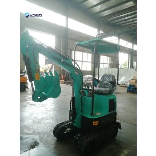 SY601 Hydraulic Crawler Digger Bucket Excavator With Gasoline Engine Micro Crawler Bucket Excavator
