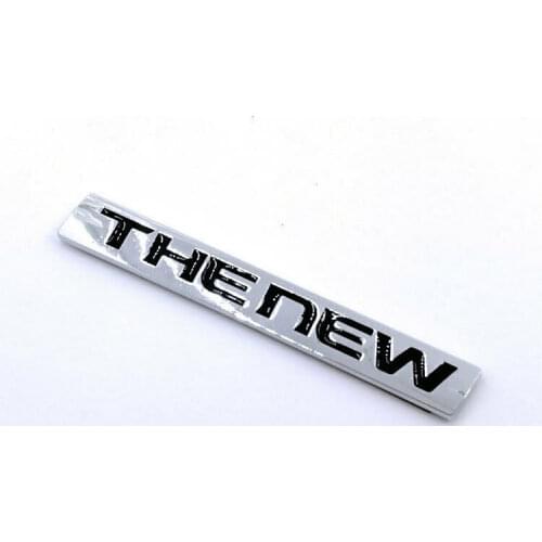 Chrome Metal 3D THE NEW Lettering Car Trunk Rear Emblem Badge Decal Stickers