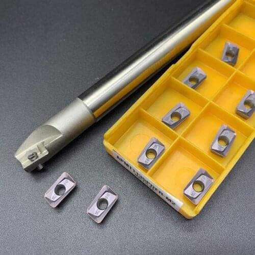BAP 300R Indexable Milling Cutter Holder Tool With 10PCS APMT1135 hard alloy blade lathe tool
