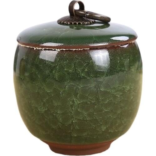 Ceramic purple sand ice crack glaze Pets buried in urns in ceramic pots or in barium niches in kilns