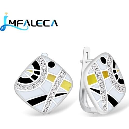 Серьги с камнями LMFALECA China At AliExpress