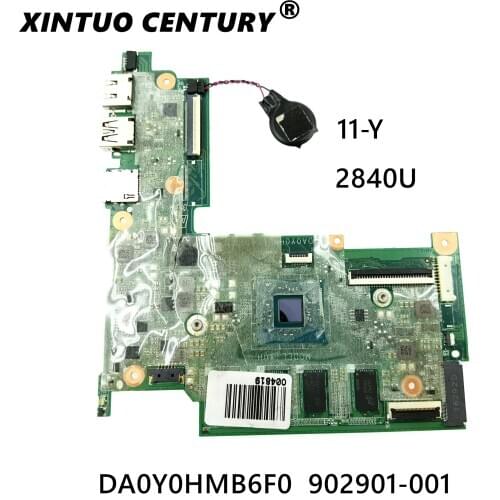 902901-601 902901-501 902901-001 Free shipping For 11-Y Laptop motherboard DA0Y0HMB6F0 With 2840U CPU 100% working well
