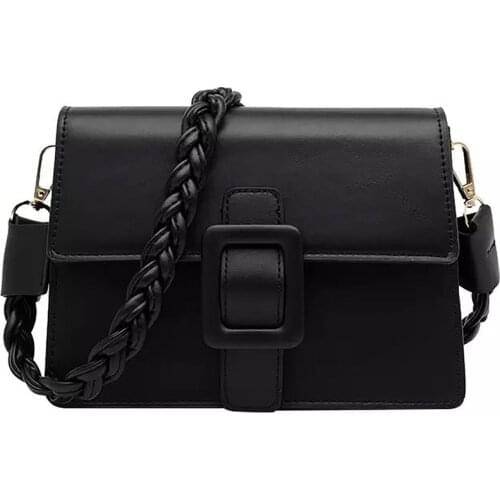 Fashion Luxury Handbags Women Bags Trend Tote Designer Black Crossbody Casual Simple Pu Leather Europe America Spring New