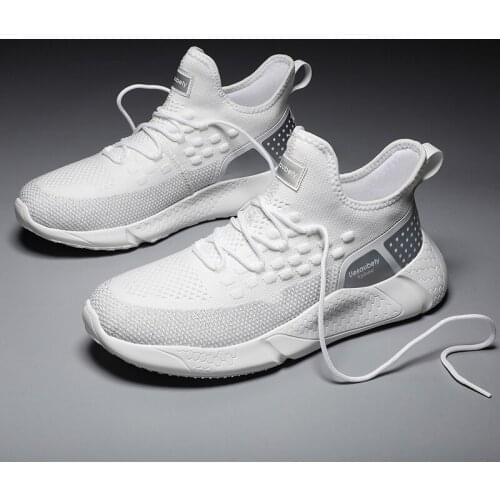 Men Running Shoes Sneakers Men Sport Shoes Couple Jogging Walking Shoes Autumn Man Light Athletic Sneakers White Shoes