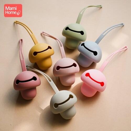 1pc Hot Sale Baby Accessories Soft Silicone Nipple Case Food Grade Travel Storage Pacifier Holder for New Born Baby Goods