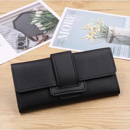2021 New Women Long Zipper Coin Purses Design Clutch Wallet Female Credit Card Holder
