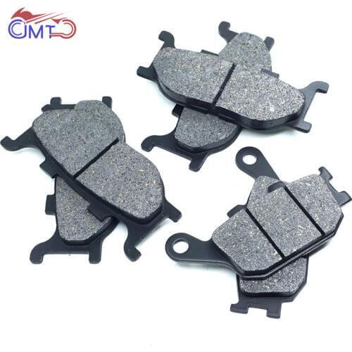 For Yamaha FZ6 Fazer 2004-2017 FZ6S 2005-2006 XJ6S 2013-2015 FZ6N 2006 Front Brake Pads Rear Brake Shoe