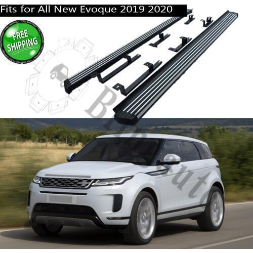 Running board fits for L.and Rover Range Rover Evoque 2019 2020 side steps nerf bar car pedal side stairs side bar 2PCS