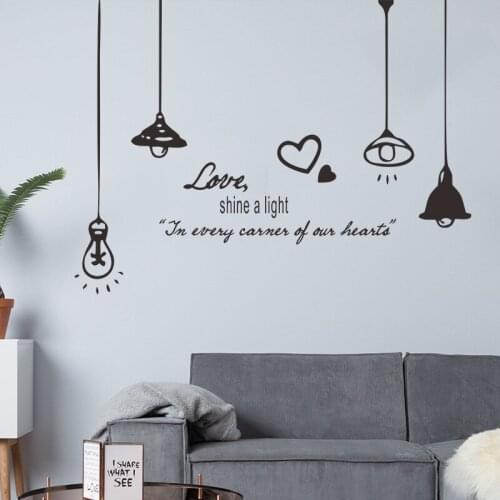 Simple chandelier pattern self adhesive wall sticker Stickers for beautifying and decorating the wall of bedroom and living room