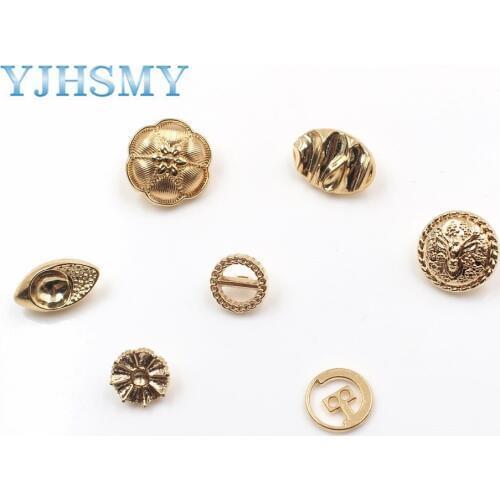 YJHSMY A-19512-522,10pcs/Lot 18/11/15mm,High quality metal buttons,cardigans,coat buttons,DIY material the garment accessories