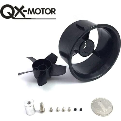 QX-Motor 64mm EDF with 5 Blades Ducted Fan Without Motor Suit for RC Airplanes