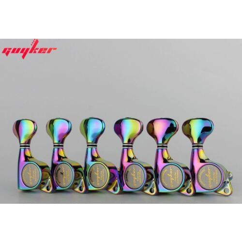 GUYKER 6R Chameleon Rainbow Tuners Electric Guitar Machine Heads Tuners