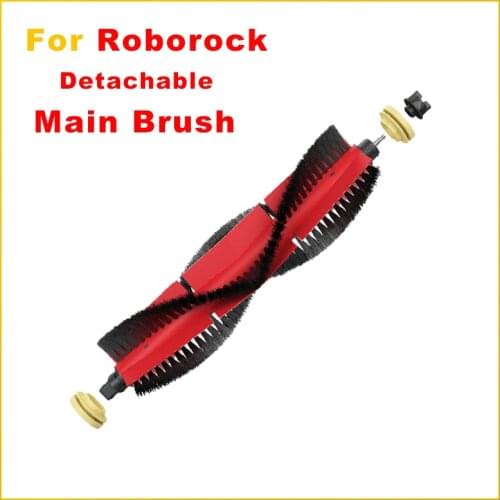 Detachable Main Brush For Xiaomi Roborock S5 S50 S51 S55 S6 S5 Max S6 MaxV S6 Pure Accessories Robot Vacuum Cleaner Spare Parts