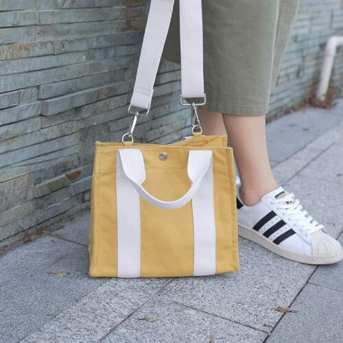 Hylhexyr Crossbody Bags Ladies Purses Student Shopping Tote Cotton Canvas Tote Handbag Messenger Shoulder Bag For Women