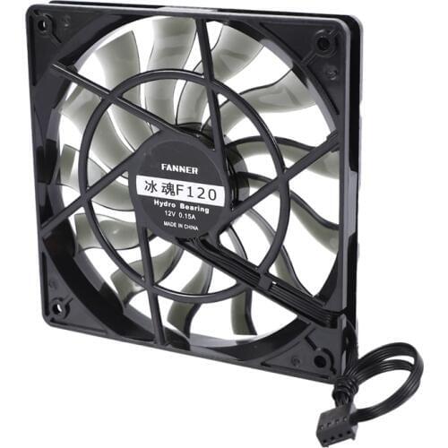 Thin 12mm Thickness 120X120X12mm 12V Desktop Computer Host Quiet Fan with Speed 12CM Chassis Cooling Fan