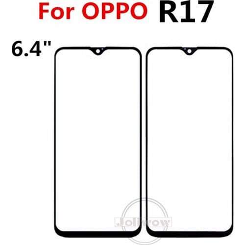 For OPPO R17 RX17 Pro Neo touch panel replacement Front Outer Screen Glass Lens cover touch panel glass Without Flex
