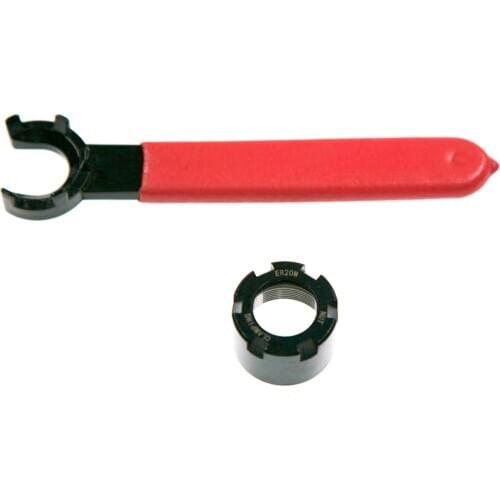 Pouvoir ER20M Type Clamping Nut And Wrench CNC Milling Lathe Precision Spanner