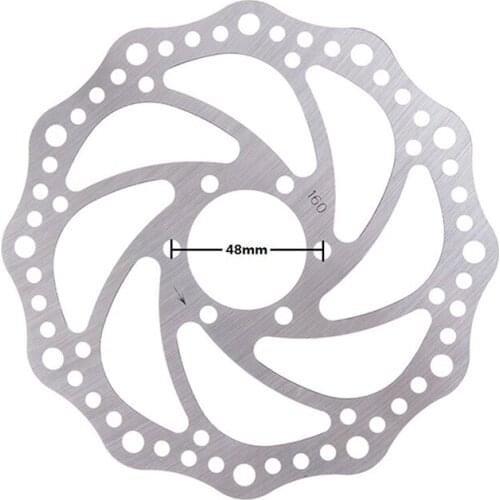 ZTTO Mountain Bike 160mm Brake Disc Rotary Type 48mm Disc Bicycle Modification with Flange Diagonal Hole New Bicycle Parts 1 PC