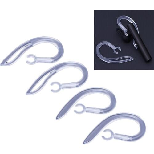 4/5/6/7/8/9/10mm Bluetooth Earphone Transparent Silicone Earhook Loop Clip Headset Ear Hook Replacement Headphone Accessories