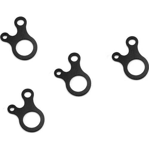 4pcs/ pack) Rope Tightener Aluminum Alloy Cord Adjuster 3 Holes Tent Rope Fastener Outdoor Quick Knot Buckle Paracord Adjuster