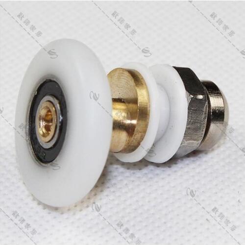 Free Shipping8Pieces 25mm big bearing All copper core mute shaft shower pulley