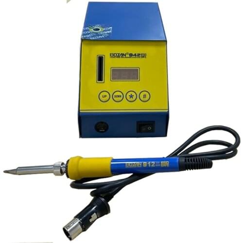 BOZAN 942 Lead Free Ceramic Heater Digital Soldering Station Welding Iron Platform Heating Automatic Sleep