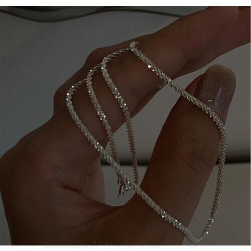 Clavicle Chain Necklace For Women Party Jewelry Short Sliver Color Starry Neck Collar Choker Shinnie Wedding Party Necklace