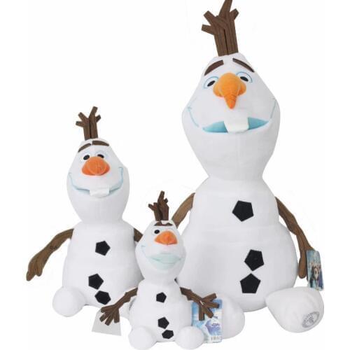 Disney 23cm/30cm/50cm Frozen 2 Snowman Olaf Plush Toys Stuffed Plush Dolls Kawaii Soft Stuffed Animals Christmas Gifts For Kids