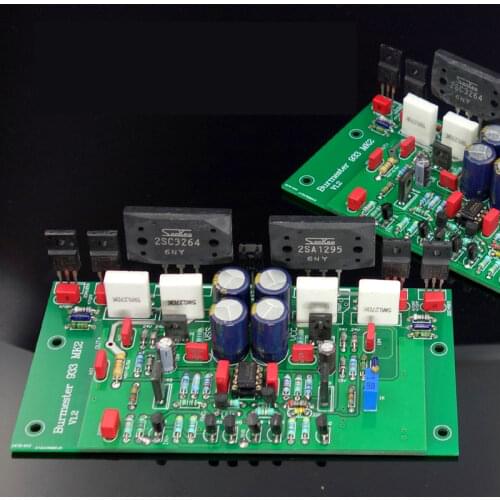 KYYSLB DC Dual 30V ~ 60V 180W*2 4 Euro Class A Power Amplifier Board 933 Current Feedback Power Amplifier Kit Finished Board