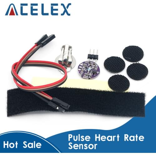 Pulse Sensor Kit for arduino Pulsesensor Heart Rate Module with Fitting