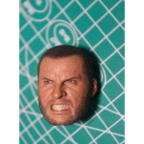 1/6 Scale Male Soldier Figure Head Sculpture Model for 12" Action Doll