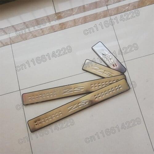Fit For Mg Zs 2017 2018 2019 2020 Stainless steel Door Sill Scuff Plate Guard Pedal Protector Trim Car Accessories